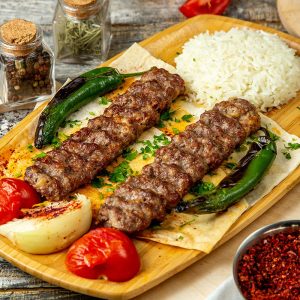 چلو کباب کوبیده محصوص